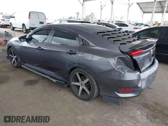2016 Honda Civic Sedan LX with VIN 19XFC2F53GE229791, listed as a IAAI auction lot 41902081 with 150,008 mi miles. Bid and sale history available at carsss.com. Image 3.