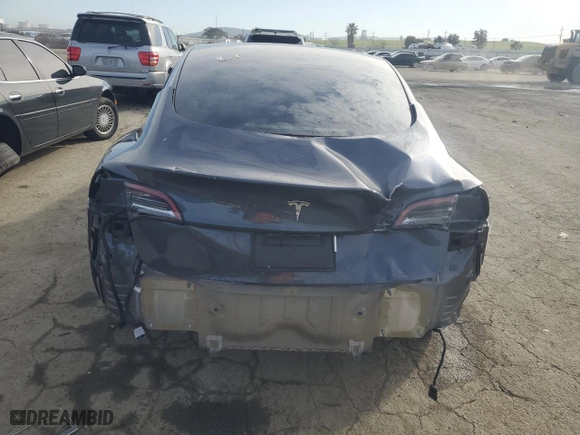2023 Tesla Model 3 with VIN 5YJ3E1EA5PF679135, listed as a Copart auction lot 44925735 with 35,517 mi miles and Salvage Title. Bid and sale history available at carsss.com. Image 6.