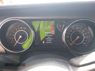 2019 Jeep Wrangler Unlimited Sport S with VIN 1C4HJXDG4KW579364, listed as a IAAI auction lot 41809318 with 22,370 mi miles and . Bid and sale history available at DreamBid. Image 7.