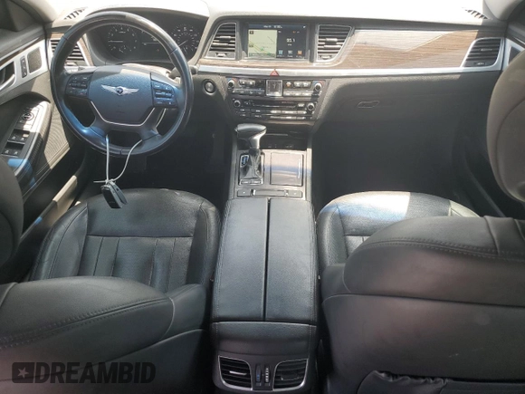 2018 Genesis G80 3.8L with VIN KMHGN4JEXJU244102, listed as a Copart auction lot 58548255 with 53,873 mi miles and Salvage title. Bid and sale history available at DreamBid. Image 8.