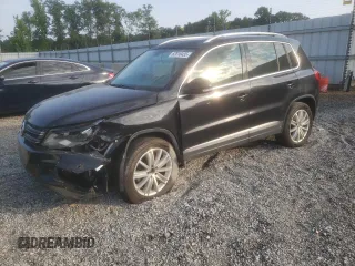 2016 Volkswagen Tiguan SE with VIN WVGBV7AX0GW506574, listed as a Copart auction lot 62016435 with 72,673 mi miles and Salvage title. Bid and sale history available at DreamBid. Image 1.