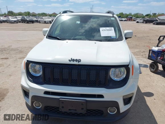 2020 Jeep Renegade Altitude with VIN ZACNJABB7LPL91859, listed as a IAAI auction lot 42038889 with 67,133 mi miles and . Bid and sale history available at DreamBid. Image 12.
