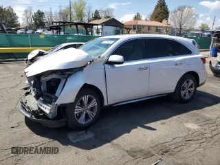 2020 Acura MDX z VIN 5J8YD4H37LL002703, wystawiony jako Copart lot #55174635 z przebiegiem Nie podano mil oraz Szkoda całkowita • Salvage title. Historia ofert i sprzedaży dostępna na DreamBid. Obrazek 1.