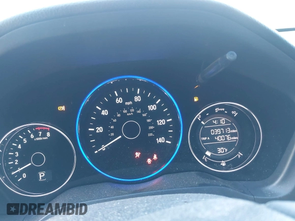 2018 Honda HR-V EX-L Navi with VIN 3CZRU6H78JM722230, listed as a IAAI auction lot 41515761 with 39,713 mi miles. Bid and sale history available at carsss.com. Image 14.