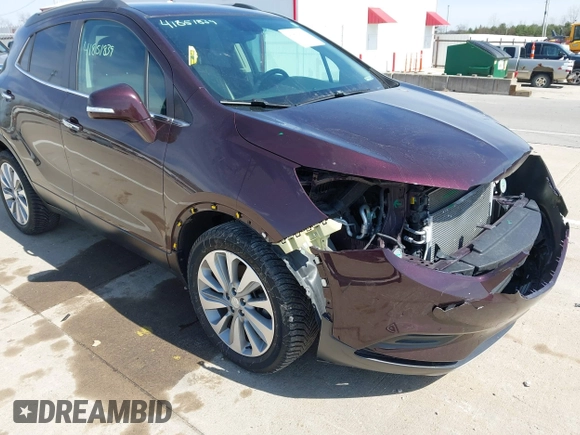 2018 Buick Encore Preferred with VIN KL4CJASB7JB572715, listed as a IAAI auction lot 41851839 with 97,797 mi miles and . Bid and sale history available at DreamBid. Image 19.