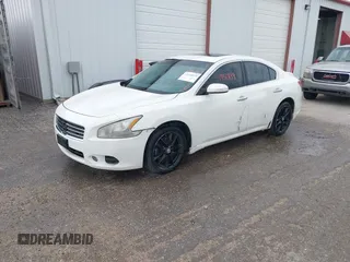 2010 Nissan Maxima 3.5 SV with VIN 1N4AA5AP4AC823319, listed as a IAAI auction lot 41950839 with 143,848 mi miles. Bid and sale history available at carsss.com. Image 2.
