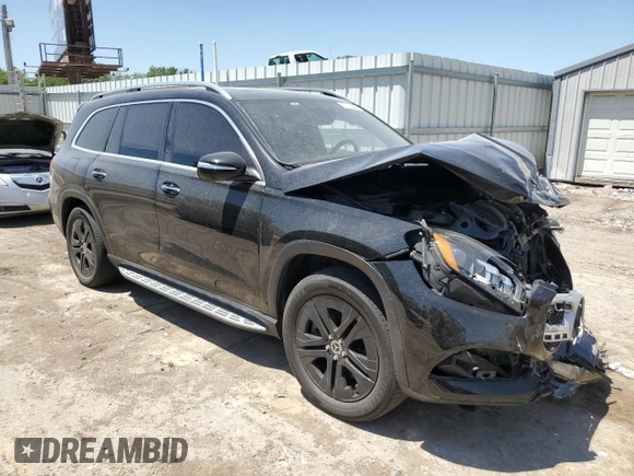 2020 Mercedes-Benz GLS 450 with VIN 4JGFF5KE8LA118046, listed as a Copart auction lot 57570905 with 74,831 mi miles and Salvage title. Bid and sale history available at DreamBid. Image 4.