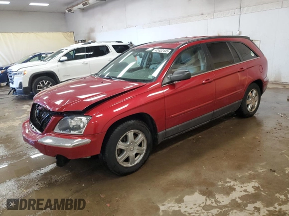 2004 Chrysler Pacifica z VIN 2C8GF68494R619567, wystawiony jako Copart lot #42432445 z przebiegiem 153 875 mil mil oraz Czysty tytuł • Clean title. Historia ofert i sprzedaży dostępna na DreamBid. Obrazek 1.