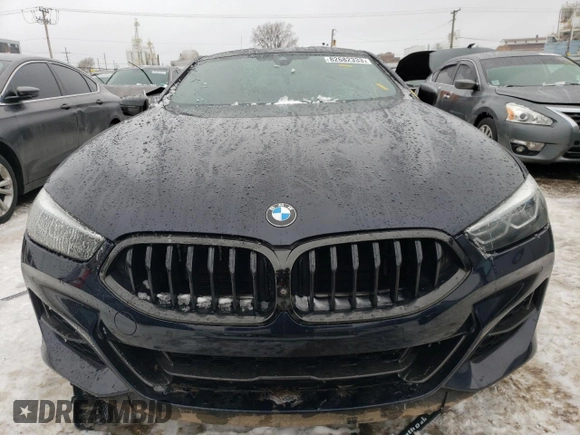 2019 BMW 8 Series M850i xDrive with VIN WBABC4C54KBU96021, listed as a Copart auction lot 82682333 with 0 mi miles. Bid and sale history available at carsss.com. Image 5.