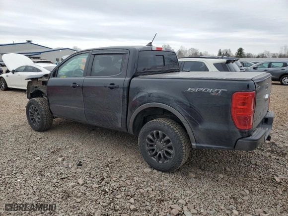 2019 Ford Ranger XL with VIN 1FTER4FH3KLA61019, listed as a Copart auction lot 49961125 with 51,639 mi miles and Salvage Title. Bid and sale history available at carsss.com. Image 2.