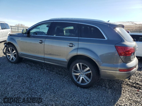 2014 Audi Q7 Premium Plus with VIN WA1LMAFE9ED014273, listed as a Copart auction lot 45994825 with Not provided miles and Salvage title. Bid and sale history available at DreamBid. Image 2.