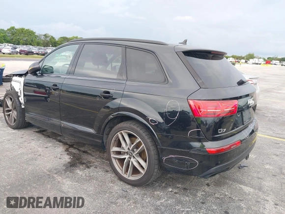 2018 Audi Q7 Prestige with VIN WA1VABF72JD024890, listed as a IAAI auction lot 42464089 with 76,643 mi miles and . Bid and sale history available at DreamBid. Image 3.
