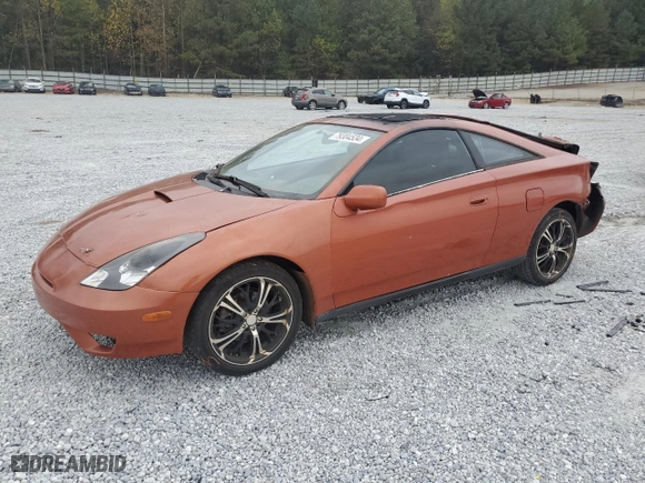 2000 Toyota Celica GTS with VIN JTDDY32T8Y0019748, listed as a Copart auction lot 79304534 with 239,019 mi miles and Salvage Title. Bid and sale history available at carsss.com. Image 1.