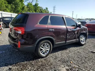 2015 Kia Sorento LX with VIN 5XYKT3A6XFG640952, listed as a Copart auction lot 53365165 with 126,266 mi miles and Salvage Title. Bid and sale history available at carsss.com. Image 3.