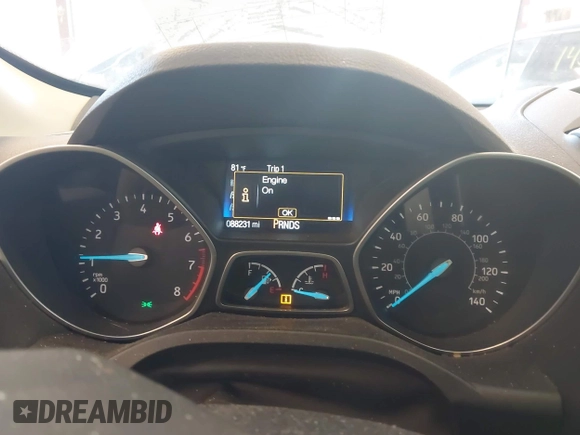 2017 Ford Escape S with VIN 1FMCU0F73HUA92372, listed as a IAAI auction lot 42518377 with 88,231 mi miles and . Bid and sale history available at DreamBid. Image 7.