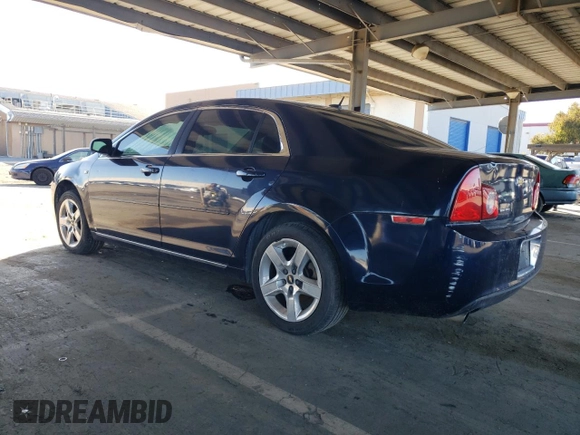 2008 Chevrolet Malibu 1LT with VIN 1G1ZH57B98F241979, listed as a Copart auction lot 51655665 with Not Provided miles and Salvage Title. Bid and sale history available at DreamBid. Image 2.