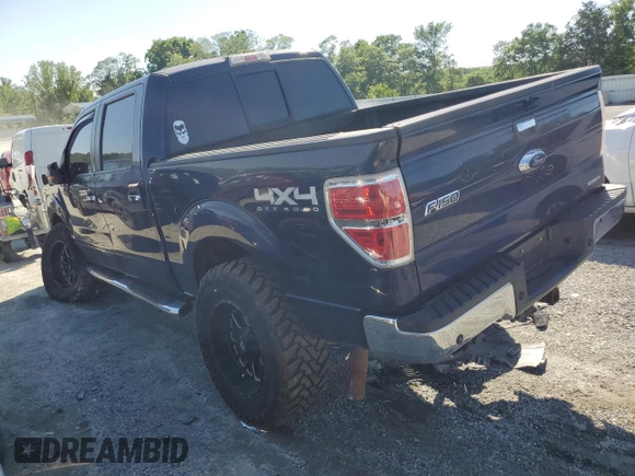 2013 Ford F-150 XL with VIN 1FTFW1EF1DKE74187, listed as a Copart auction lot 57485305 with 158,658 mi miles and Salvage title. Bid and sale history available at DreamBid. Image 2.