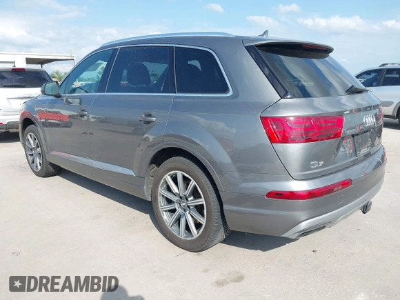 2017 Audi Q7 Premium Plus with VIN WA1LAAF78HD058277, listed as a IAAI auction lot 42145596 with 83,088 mi miles and . Bid and sale history available at DreamBid. Image 3.