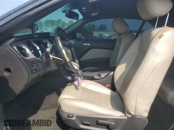 2014 Ford Mustang V6 with VIN 1ZVBP8EM2E5260681, listed as a Copart auction lot 57455675 with Not provided miles and Salvage title. Bid and sale history available at DreamBid. Image 7.