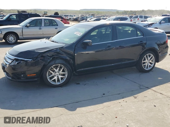 2010 Ford Fusion SEL with VIN 3FAHP0JG0AR343764, listed as a Copart auction lot 74720774 with 164,598 mi miles and Salvage Title. Bid and sale history available at carsss.com. Image 1.