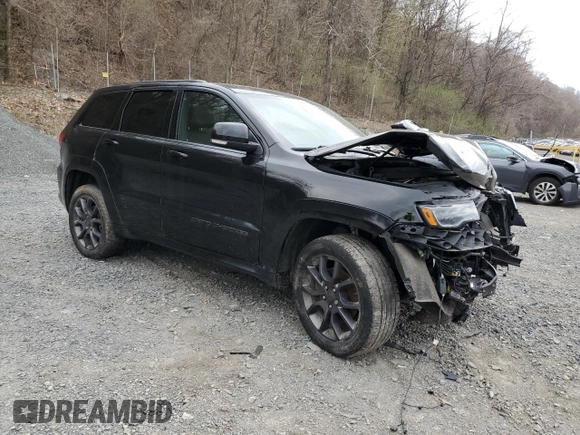 2021 Jeep Grand Cherokee High Altitude with VIN 1C4RJFCG4MC550600, listed as a Copart auction lot 53254125 with Not provided miles and Salvage title. Bid and sale history available at DreamBid. Image 4.