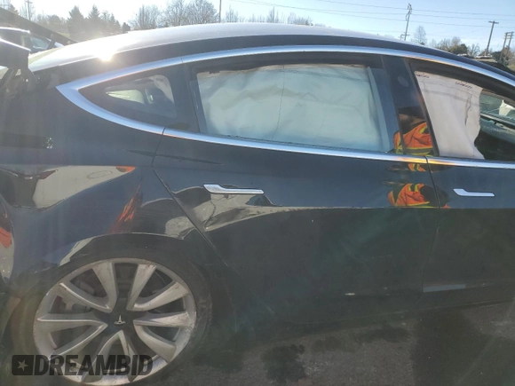 2018 Tesla Model 3 Long Range Battery with VIN 5YJ3E1EB4JF184814, listed as a Copart auction lot 88073115 with Not Provided miles and Salvage Title. Bid and sale history available at DreamBid. Image 10.