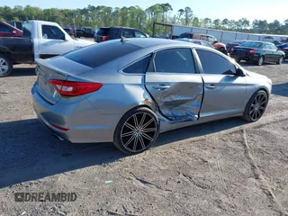 2017 Hyundai Sonata 2.4L with VIN 5NPE24AF4HH447259, listed as a IAAI auction lot 41760091 with 157,371 mi miles and . Bid and sale history available at carsss.com. Image 4.
