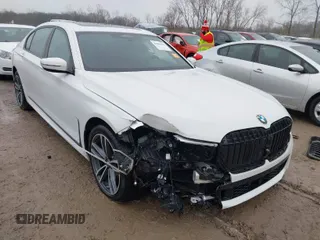 2020 BMW 7 Series 740i xDrive with VIN WBA7T4C0XLCD70934, listed as a IAAI auction lot 42000466 with 56,162 mi miles and . Bid and sale history available at DreamBid. Image 1.