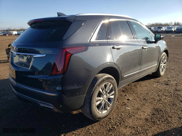 2021 Cadillac XT5 AWD Premium Luxury with VIN 1GYKNDRS6MZ131936, listed as a Copart auction lot 80092114 with 36,222 mi miles and Salvage Title. Bid and sale history available at carsss.com. Image 3.