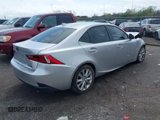 2015 Lexus IS 250 with VIN JTHBF1D24F5073780, listed as a IAAI auction lot 41953157 with 104,239 mi miles. Bid and sale history available at carsss.com. Image 4.