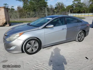 2013 Hyundai Sonata Hybrid with VIN KMHEC4A4XDA067030, listed as a Copart auction lot 42715545 with 164,008 mi miles and Non Repairable. Bid and sale history available at carsss.com. Image 1.