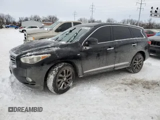 2015 Infiniti QX60 with VIN 5N1AL0MM6FC513913, listed as a Copart auction lot 86521734 with 140,904 mi miles and Salvage title. Bid and sale history available at DreamBid. Image 1.