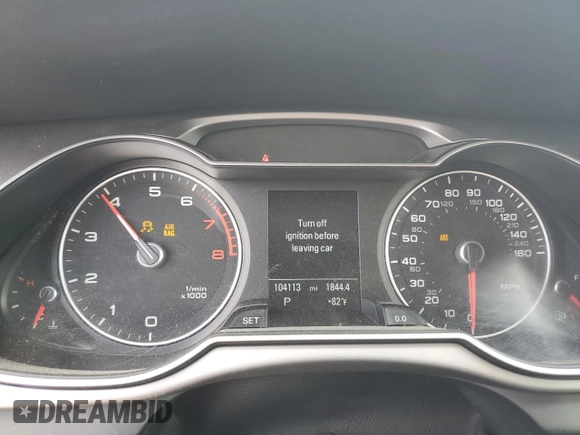2014 Audi A4 Premium Plus with VIN WAUFFAFL6EN018400, listed as a Copart auction lot 76251094 with 104,113 mi miles and Salvage Title. Bid and sale history available at carsss.com. Image 9.