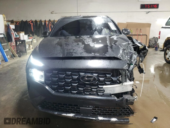 2022 Hyundai Santa Fe SE z VIN 5NMS14AJ5NH408912, wystawiony jako Copart lot #48761875 z przebiegiem 77 341 mil mil oraz Szkoda całkowita • Salvage title. Historia ofert i sprzedaży dostępna na DreamBid. Obrazek 5.