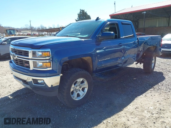 2015 Chevrolet Silverado 1500 LT with VIN 1GCRCREC1FZ308160, listed as a IAAI auction lot 41650625 with 174,936 mi miles. Bid and sale history available at carsss.com. Image 2.