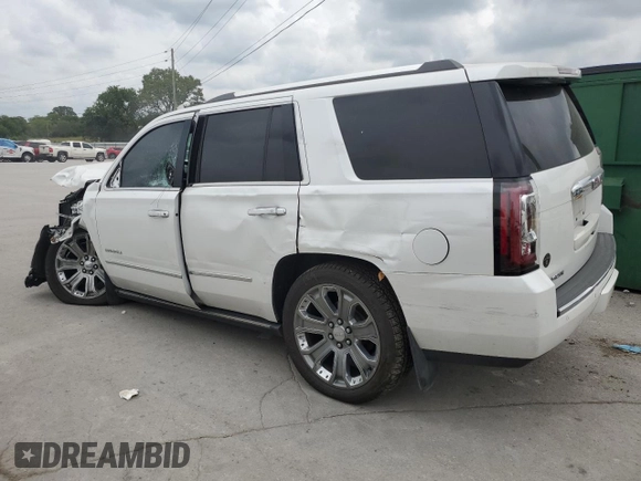 2016 GMC Yukon Denali with VIN 1GKS2CKJ0GR457895, listed as a Copart auction lot 63248354 with 118,005 mi miles and Salvage Title. Bid and sale history available at carsss.com. Image 2.