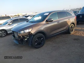 2019 Kia Sorento LX with VIN 5XYPG4A37KG552232, listed as a IAAI auction lot 41627379 with 58,514 mi miles. Bid and sale history available at carsss.com. Image 18.