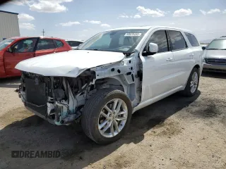 2022 Dodge Durango GT Plus with VIN 1C4RDHDG2NC131177, listed as a Copart auction lot 50929455 with 37,715 mi miles and Salvage Title. Bid and sale history available at DreamBid. Image 1.