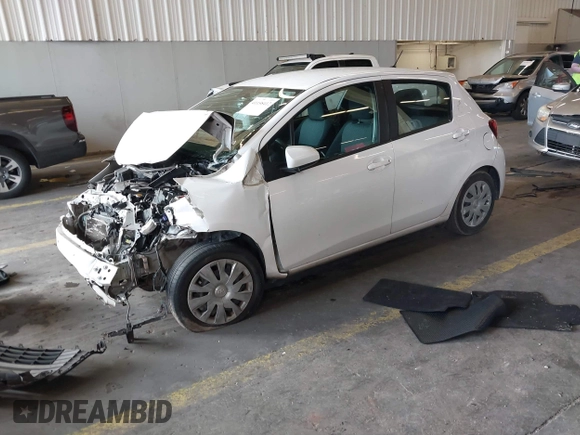 2015 Toyota Yaris L with VIN VNKKTUD38FA041692, listed as a IAAI auction lot 41158412 with Not Provided miles. Bid and sale history available at carsss.com. Image 2.