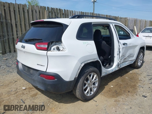 2016 Jeep Cherokee Altitude with VIN 1C4PJLAB9GW352580, listed as a IAAI auction lot 42044284 with 94,227 mi miles and . Bid and sale history available at DreamBid. Image 4.