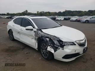 2017 Acura TLX V6 w/Technology Pkg with VIN 19UUB3F53HA003403, listed as a Copart auction lot 71724874 with 96,437 mi miles and Salvage Title. Bid and sale history available at carsss.com. Image 4.