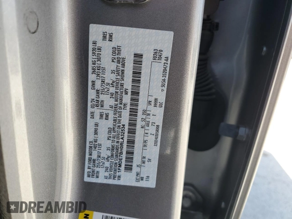 2024 Ford Bronco Big Bend with VIN 1FMDE7BH0RLA32534, listed as a Copart auction lot 49635935 with 15,900 mi miles and Salvage Title. Bid and sale history available at DreamBid. Image 16.