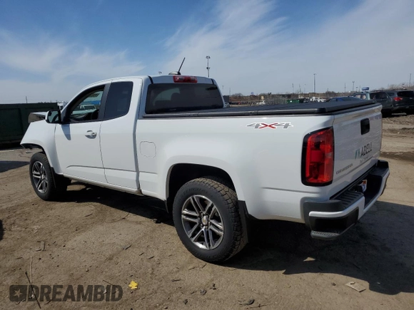 2021 Chevrolet Colorado 4WD Work Truck with VIN 1GCHTBEA3M1141314, listed as a Copart auction lot 49829225 with 130,976 mi miles and Non Repairable. Bid and sale history available at carsss.com. Image 2.