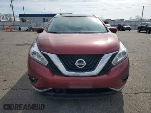2017 Nissan Murano SL z VIN 5N1AZ2MH1HN130305, wystawiony jako Copart lot #48958775 z przebiegiem 99 395 mil mil oraz Szkoda całkowita • Salvage title. Historia ofert i sprzedaży dostępna na DreamBid. Obrazek 5.