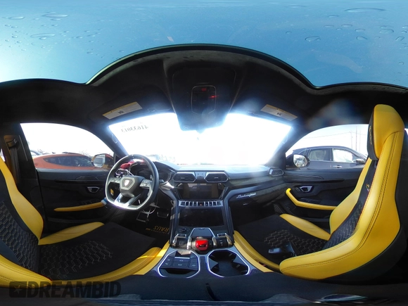 2022 Lamborghini Urus z VIN ZPBUA1ZL7NLA19290, wystawiony jako IAAI lot #41633013 z przebiegiem 17 566 mil mil oraz . Historia ofert i sprzedaży dostępna na DreamBid. Obrazek 20.