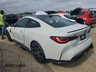 2023 BMW M4 Competition xDrive with VIN WBS43AZ03PCL67929, listed as a Copart auction lot 79606214 with 0 mi miles and Non Repairable. Bid and sale history available at carsss.com. Image 2.
