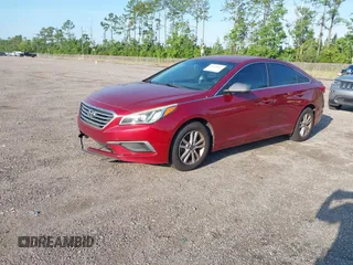 2016 Hyundai Sonata SE z VIN 5NPE24AF1GH349434, wystawiony jako IAAI lot #42555667 z przebiegiem 178 592 mil mil oraz . Historia ofert i sprzedaży dostępna na DreamBid. Obrazek 2.