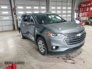 2021 Chevrolet Traverse LT Cloth z VIN 1GNERGKW3MJ198506, wystawiony jako IAAI lot #42117506 z przebiegiem 56 659 mil mil oraz . Historia ofert i sprzedaży dostępna na DreamBid. Obrazek 1.