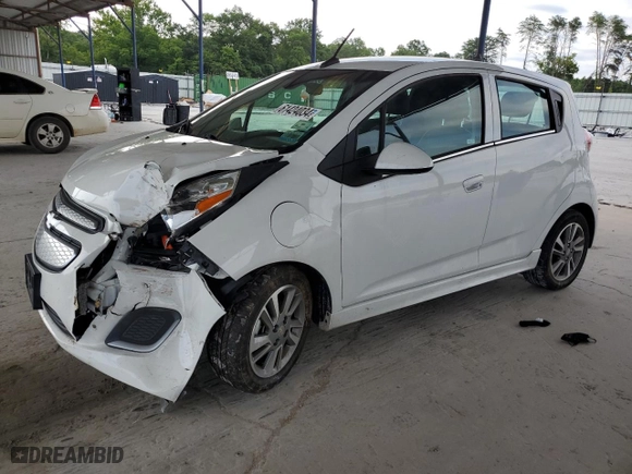 2015 Chevrolet Spark EV LT with VIN KL8CL6S0XFC704517, listed as a Copart auction lot 61424034 with 57,413 mi miles and Salvage Title. Bid and sale history available at carsss.com. Image 1.