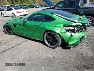 2018 Mercedes-Benz AMG GT R z VIN WDDYJ7KA1JA017485, wystawiony jako Copart lot #55214955 z przebiegiem 9019 mil mil oraz Szkody całkowita. Historia ofert i sprzedaży dostępna na DreamBid. Obrazek 2.